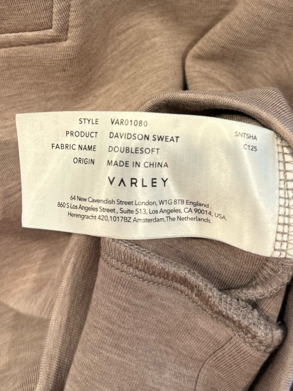 VARLEY DAVIDSON SWEAT, SWEATSHIRT SIZE LARGE - Picture 9 of 10